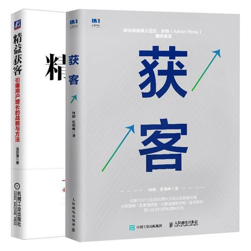 获客+精益获客用户增长的战略与方法共2本 获客创新策略 企业客户运营